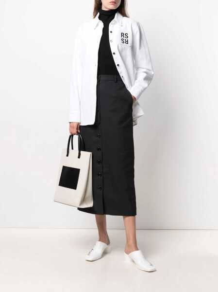 Fuste casual Raf Simons Midi Skirt BLACK Femei (BM 12058941) 2