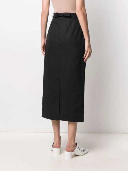 Fuste casual Raf Simons Midi Skirt BLACK Femei (BM 12058941) 4