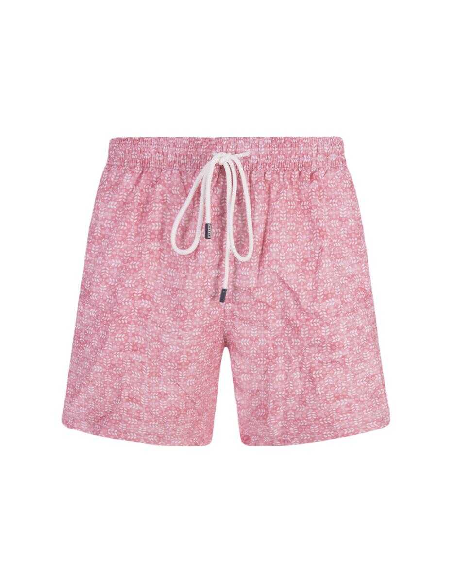 Fedeli FEDELI Swim Shorts With Floral Pattern PINK
