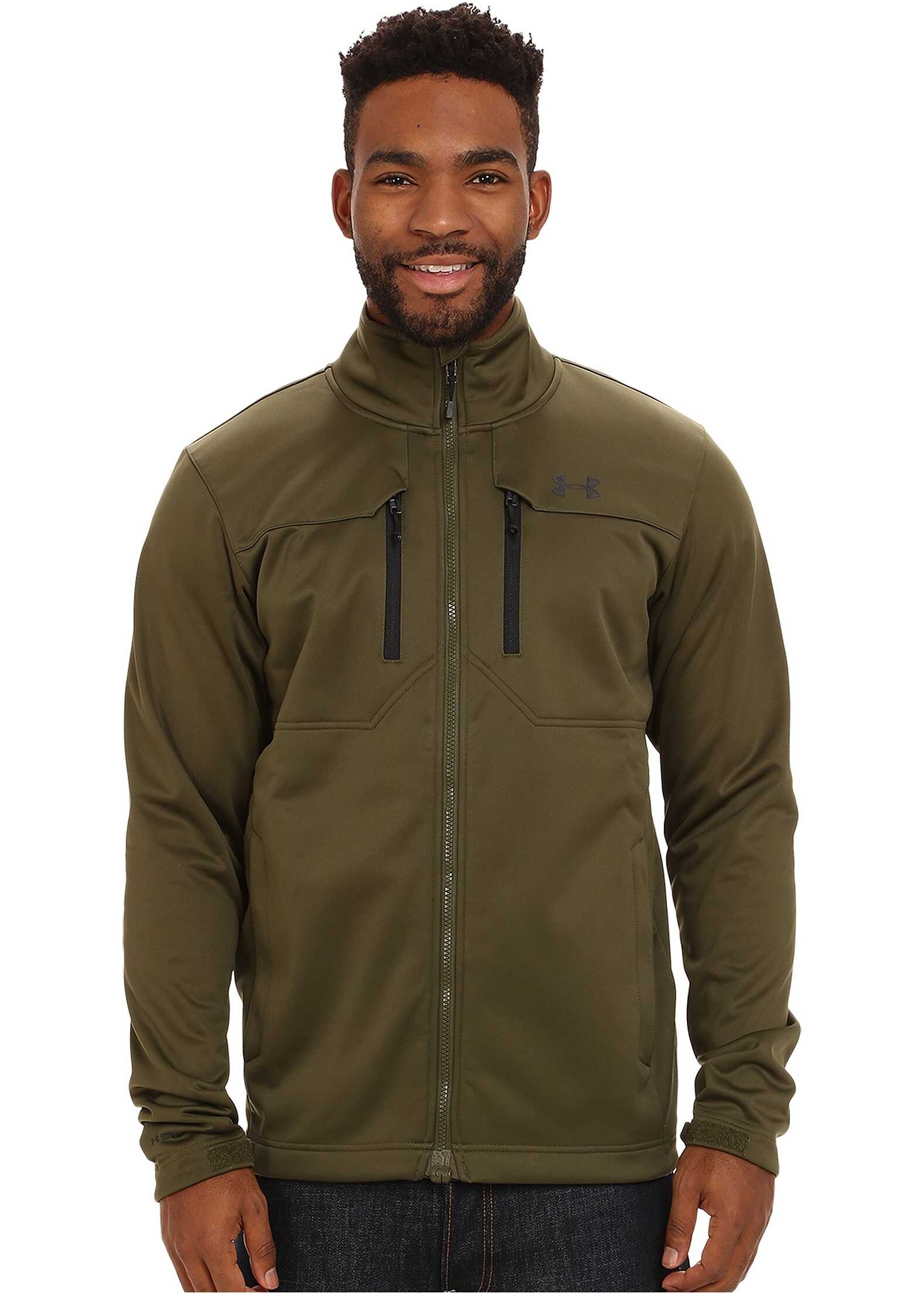 Geaca Under Armour UA Coldgear Infrared Softershell Jacket Greenhead