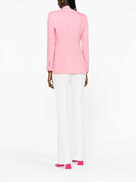 Sacouri Versace Versace Wool Single-Breasted Blazer PINK Femei (BM 12060474) 3
