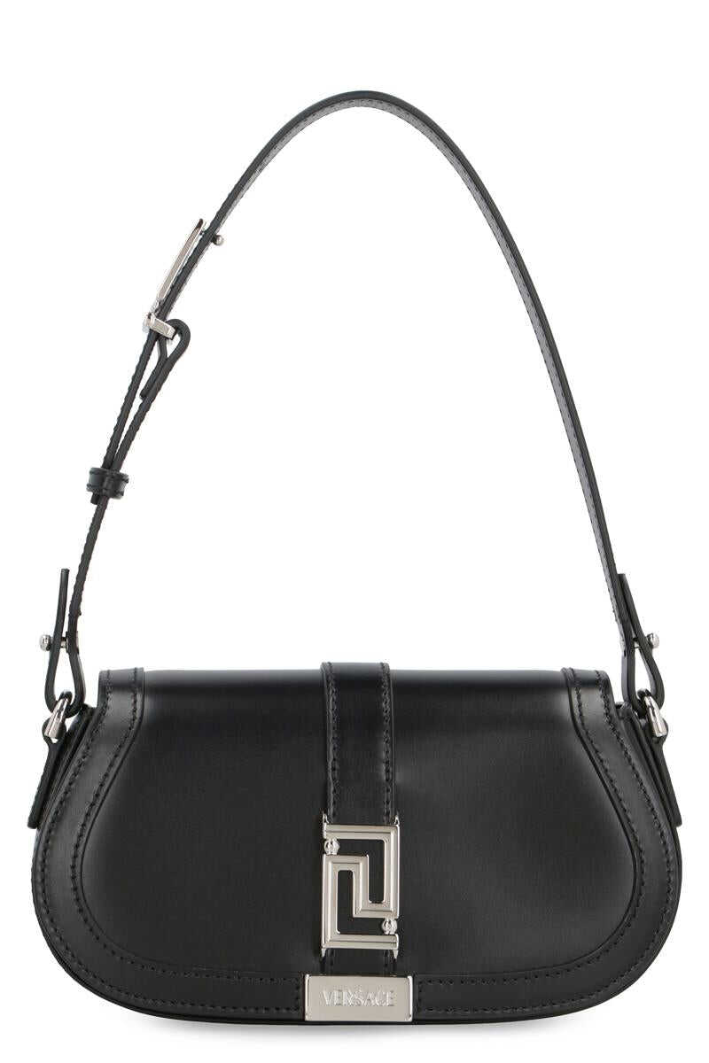 Versace VERSACE GRECA GODDESS MINI LEATHER SHOULDER BAG BLACK