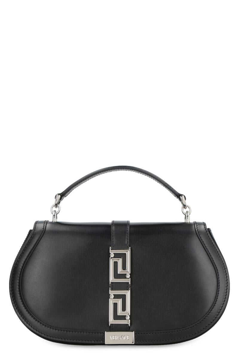 Versace VERSACE GRECA GODDESS LEATHER CROSSBODY BAG BLACK