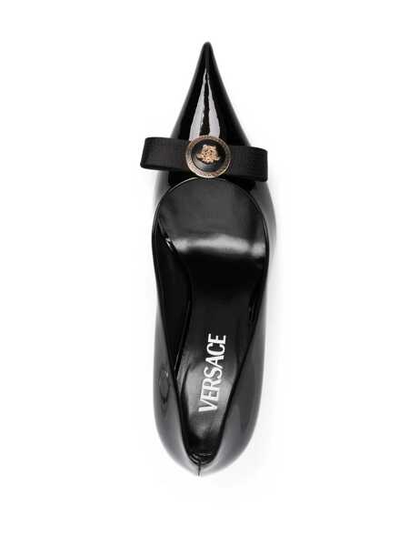 Pantofi cu toc Versace Versace Gianni Ribbon Dcollet Black Femei (BM 12060801) 4