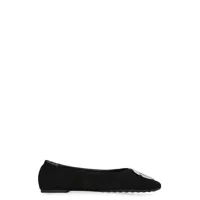 Balerini Tory Burch Claire Suede Ballet Flats Femei