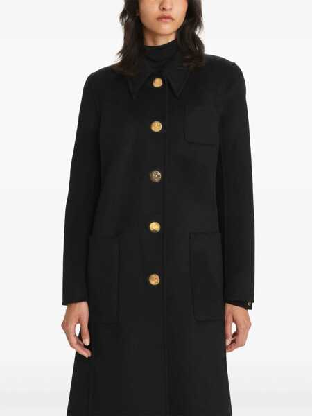 Paltoane Tory Burch Tory Burch Single-Breasted Wool Coat Black Femei (BM 12062082) 4
