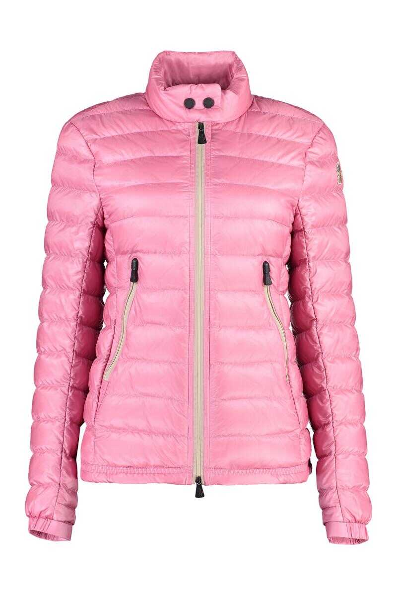 Moncler Grenoble MONCLER GRENOBLE WALIBI FULL ZIP DOWN JACKET PINK