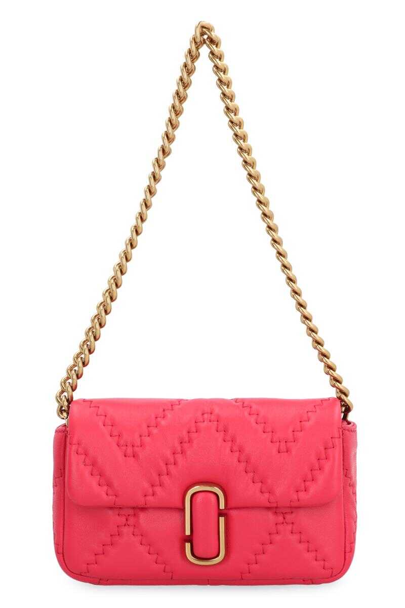 Marc Jacobs MARC JACOBS J MARC LEATHER MINI CROSSBODY BAG RED