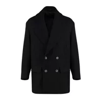 Paltoane Giorgio Armani Wool Blend Double-Breasted Coat Barbati