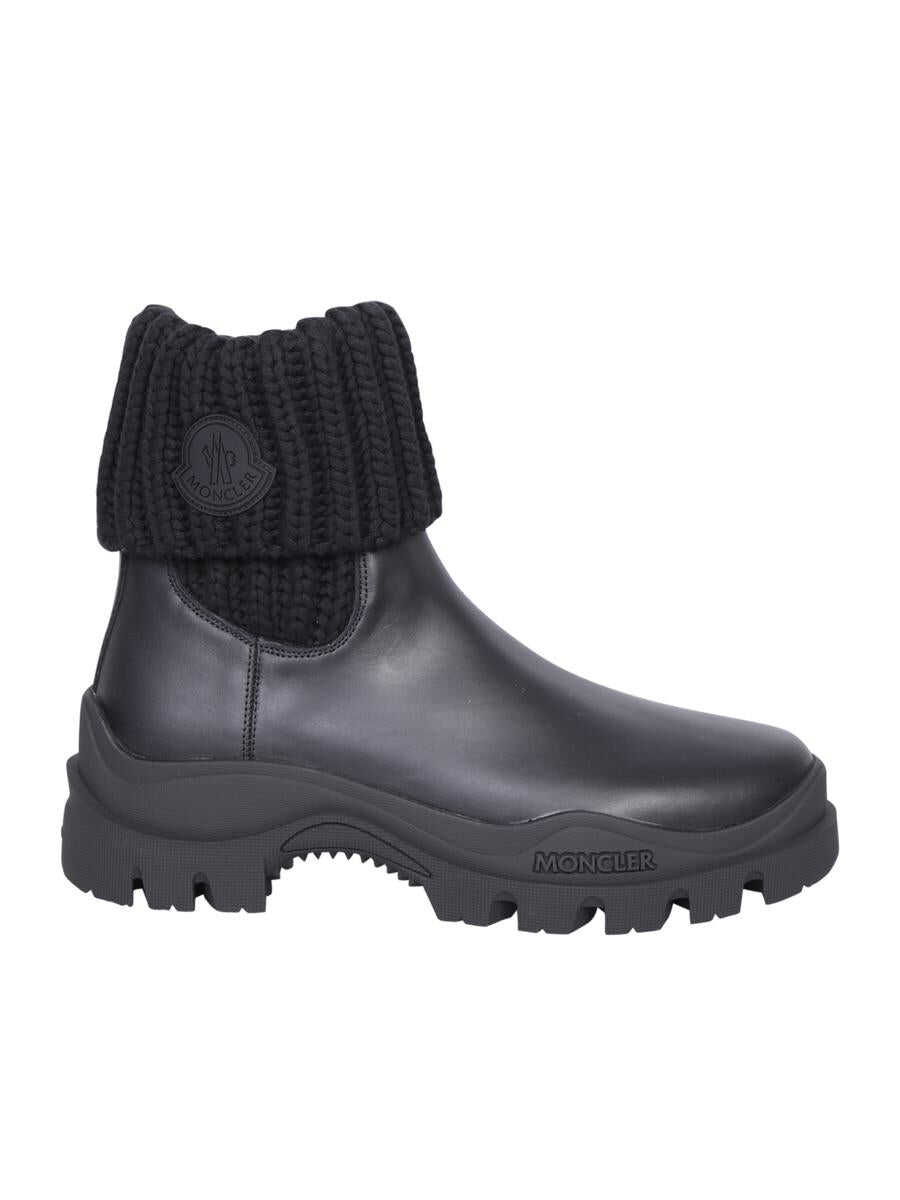 Moncler MONCLER BOOTS BLACK