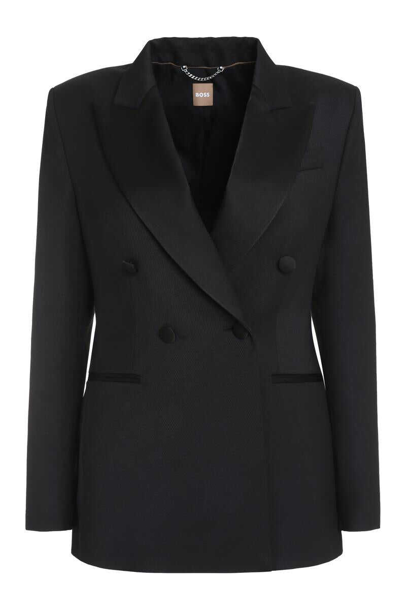 Hugo Boss BOSS JATUXA DOUBLE-BREASTED JACKET BLACK