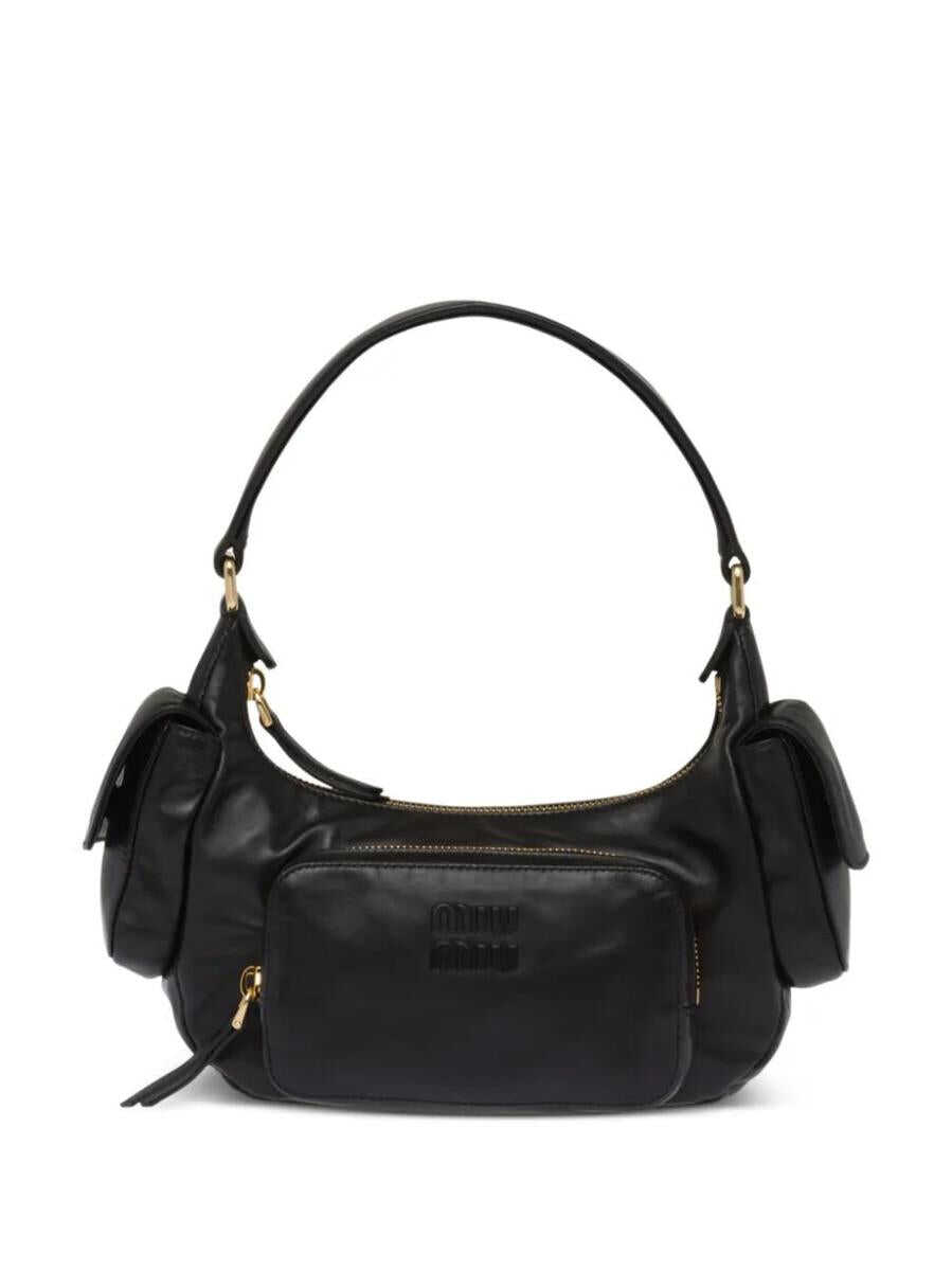 Miu Miu MIU MIU leather shoulder bag NERO