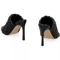 Pantofi cu toc Bottega Veneta Dama - Pantofi cu toc Bottega Veneta Bottega Veneta Bv Curve Leather Mules Black Femei (BM 12066705) - B-mall.ro
