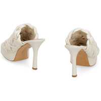 Pantofi cu toc Bottega Veneta Dama - Pantofi cu toc Bottega Veneta Bottega Veneta Bv Board Leather Mules Beige Femei (BM 12066786) - B-mall.ro