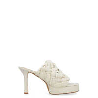Pantofi cu toc Bottega Veneta Bv Board Leather Mules Femei