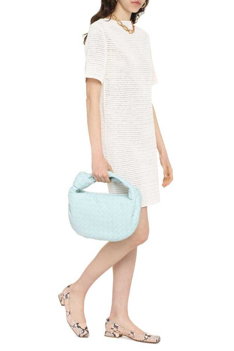 Rochii Bottega Veneta Bottega Veneta Lace-Effect Knitted Dress Green Femei (BM 12067356) 3