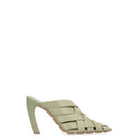 Pantofi cu toc Bottega Veneta Alfie Leather Mules Femei