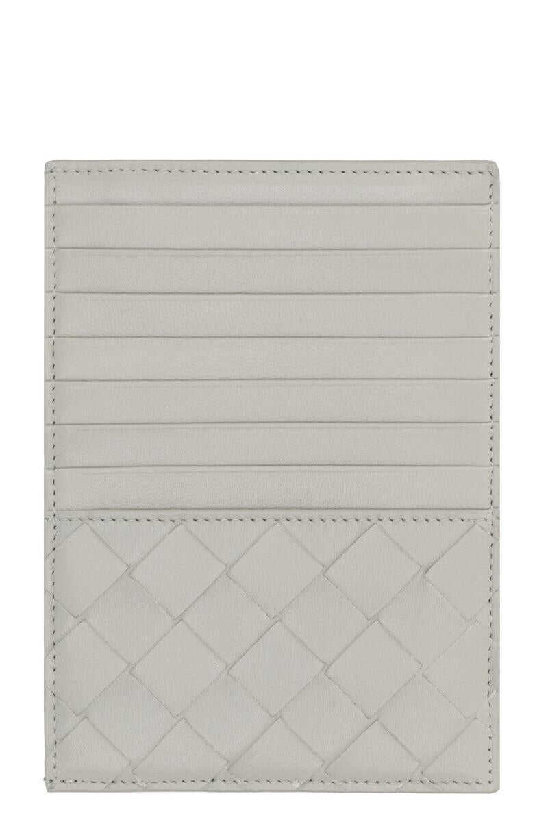 Bottega Veneta BOTTEGA VENETA PASSPORT HOLDER GREY