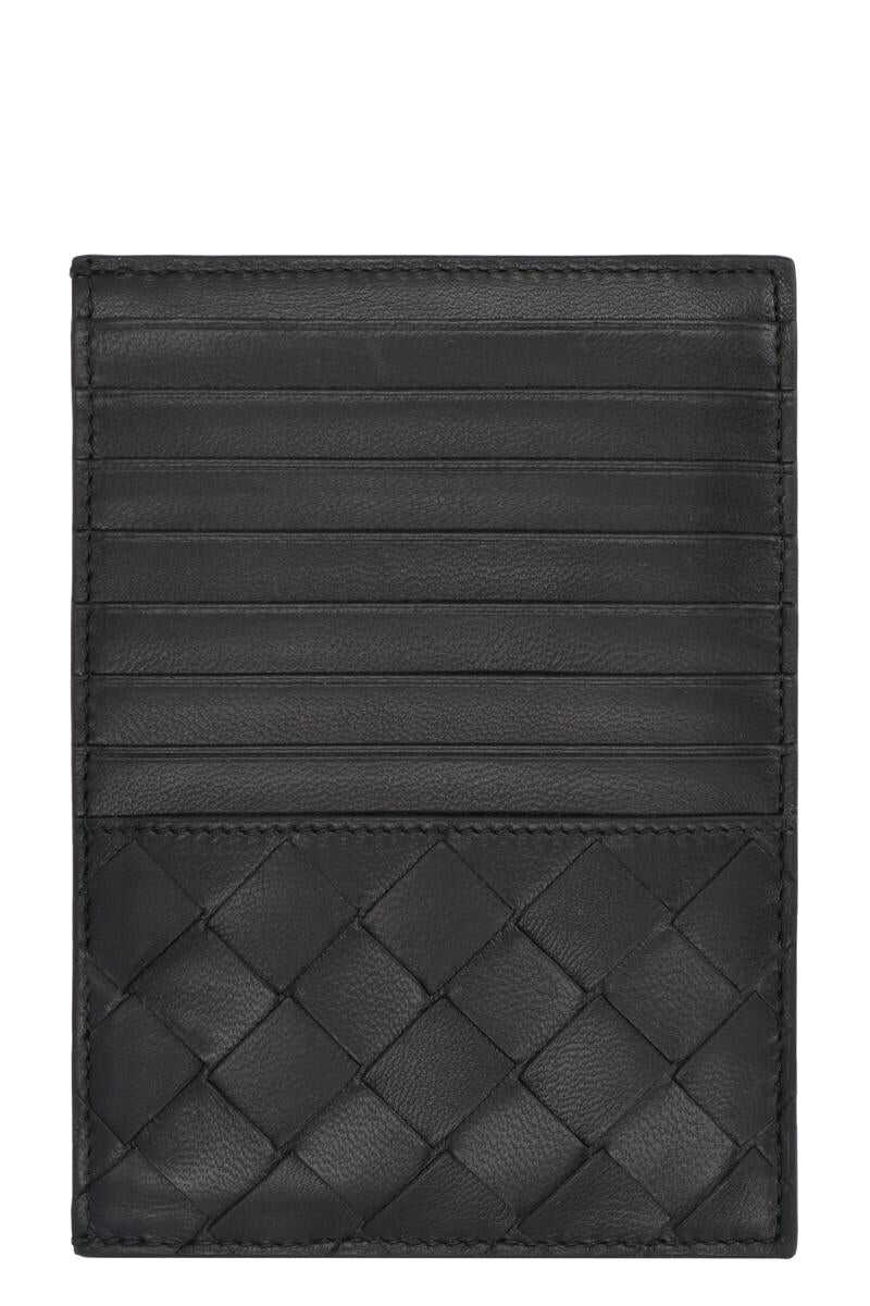 Bottega Veneta BOTTEGA VENETA PASSPORT HOLDER BLACK