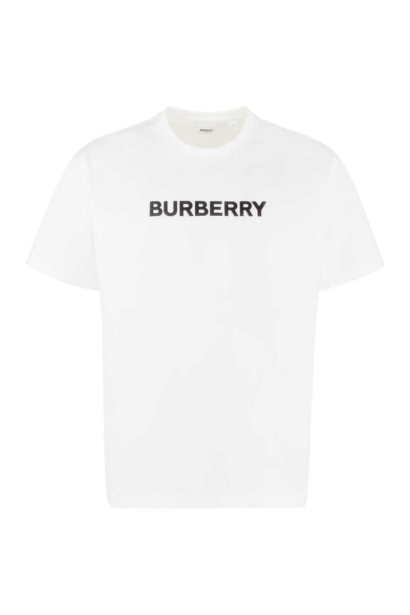 Burberry BURBERRY COTTON CREW-NECK T-SHIRT WHITE