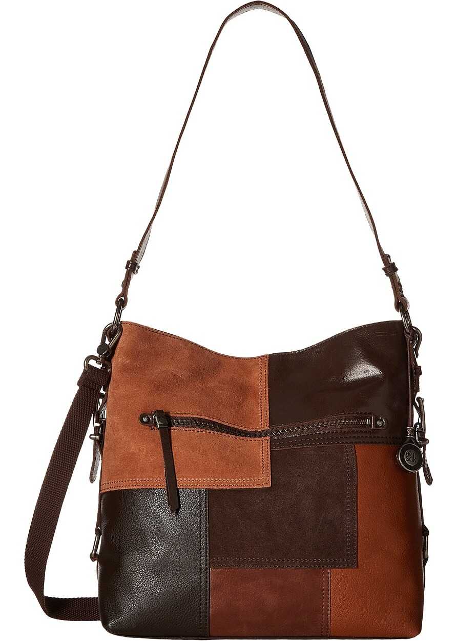 Geanta femei The Sak Sanibel Bucket Brown Patch