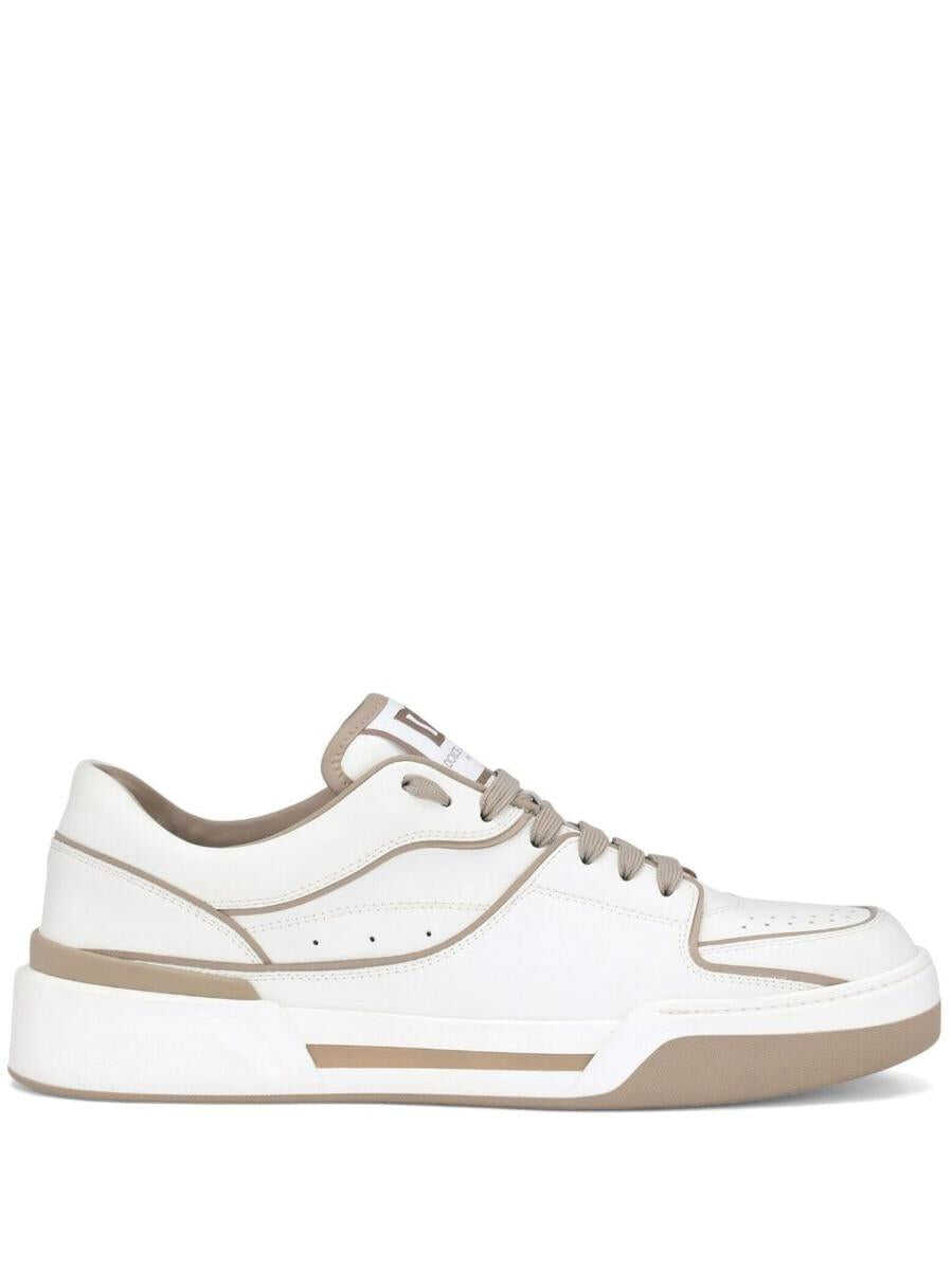 Dolce & Gabbana DOLCE & GABBANA New Roma leather sneakers White