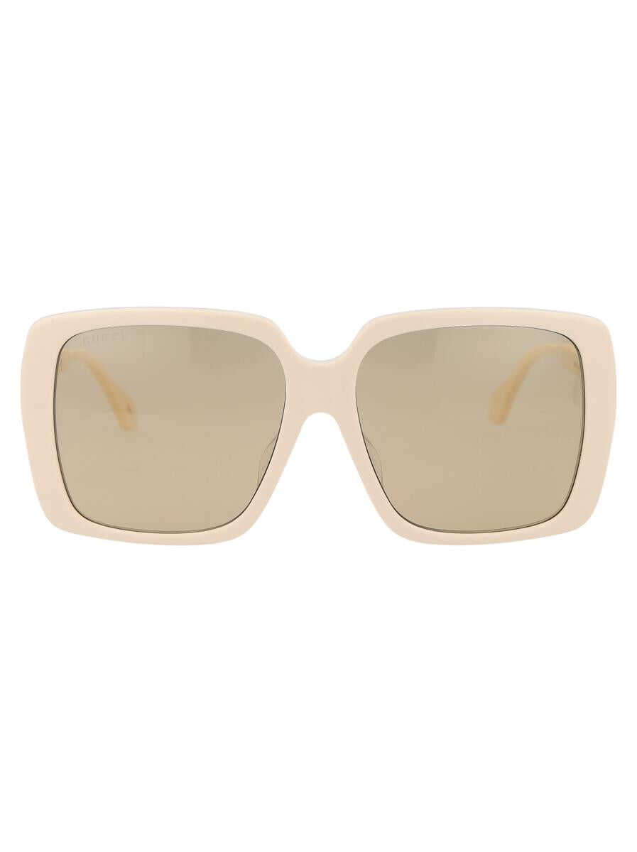 Gucci Gucci SUNGLASSES 006 IVORY IVORY BROWN