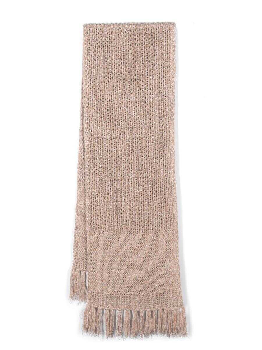 ANTONELLI ANTONELLI Knitted scarf PINK