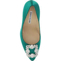 Pantofi cu toc Manolo Blahnik Dama - Pantofi cu toc Manolo Blahnik Hangisi Pumps BGRN Femei (BM 12080454) - B-mall.ro