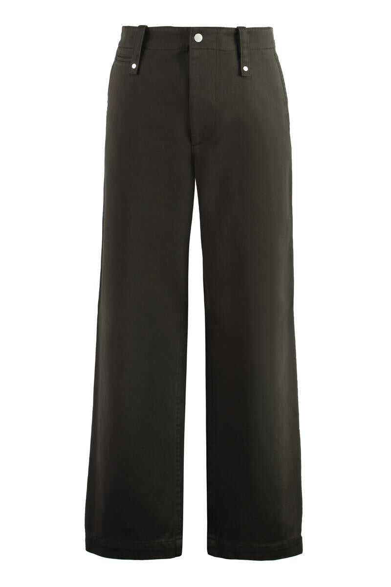 Burberry BURBERRY COTTON TROUSERS BROWN