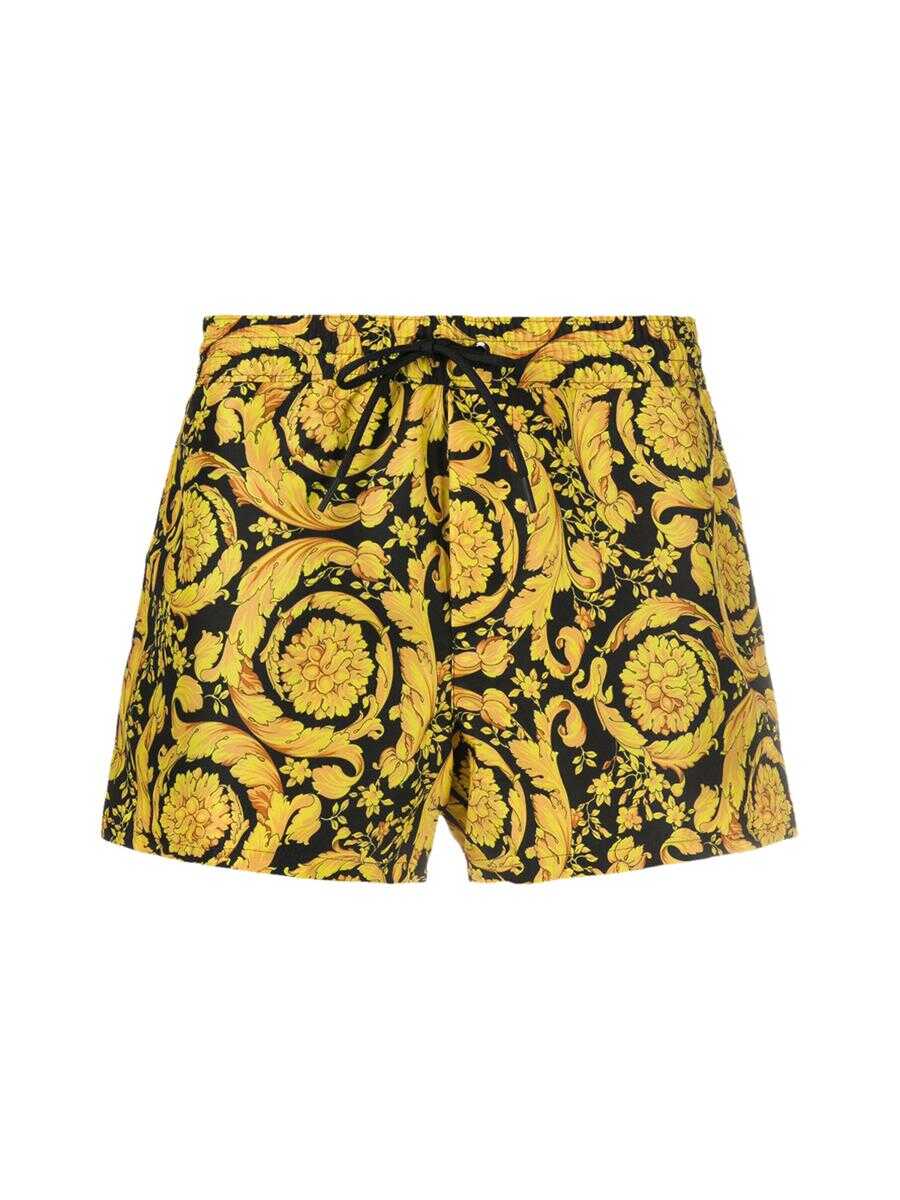 Versace VERSACE Swim shorts Swimwear BLACK