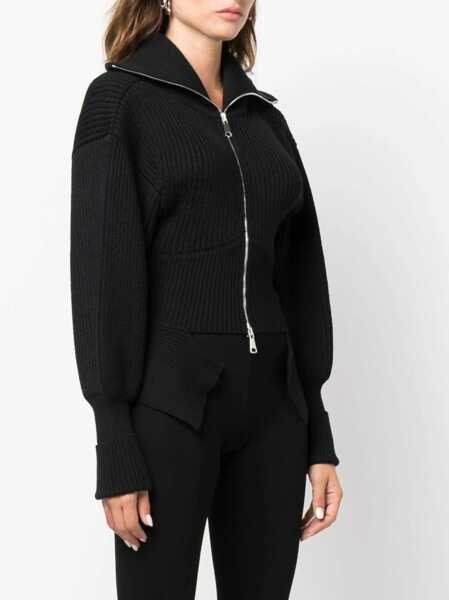 Pulovere ANDREADAMO Andredamo Turtleneck Merino Wool Sweater Black Femei (BM 12083922) 3