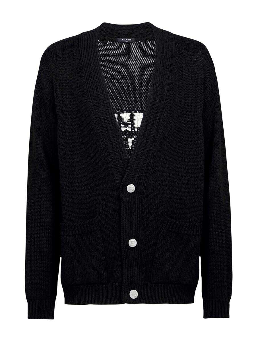 Balmain BALMAIN Cardigan Sweater BLACK