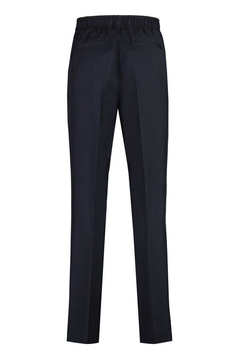 Pantaloni Givenchy Givenchy Wool Blend Trousers BLUE Barbati (BM 12086535) 2