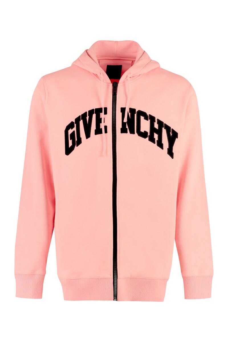 Givenchy GIVENCHY FULL ZIP HOODIE CORAL