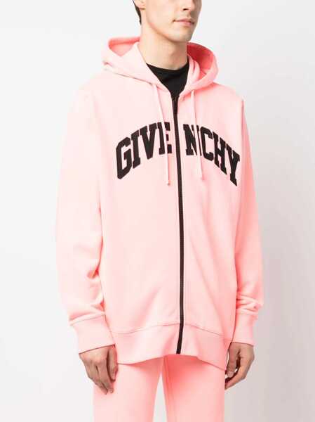 Bluze de trening Givenchy Givenchy Full Zip Hoodie Orange Barbati (BM 12086688) 3