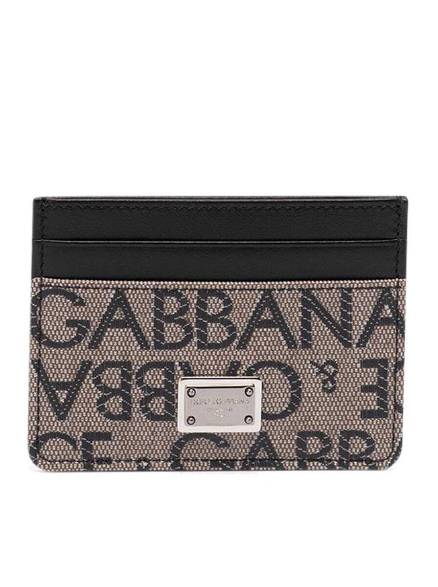 Dolce & Gabbana DOLCE & GABBANA Credit card case BROWN
