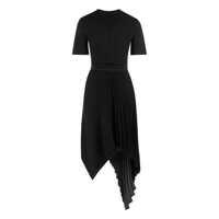 Rochii Givenchy Dama - Rochii Givenchy GIVENCHY PLEATED MIDI DRESS BLACK Femei (BM 12087072) - B-mall.ro