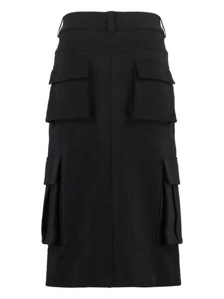 Fuste Givenchy Givenchy Technical Fabric Skirt Black Femei (BM 12087108) 2