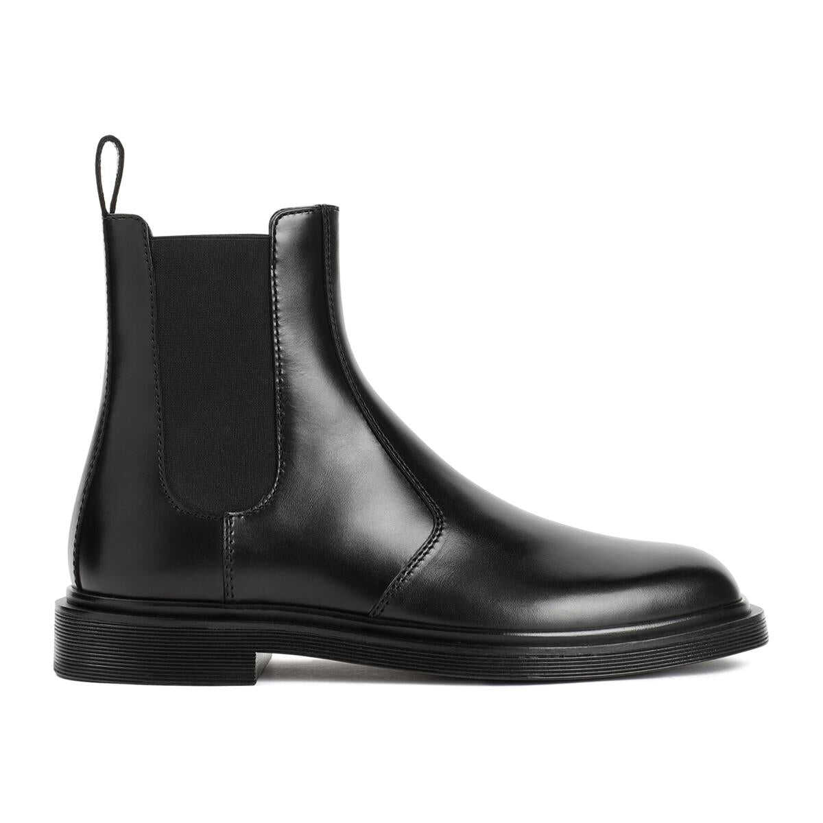 THE ROW THE ROW ELASTIC RANGER BOOTS SHOES BLACK