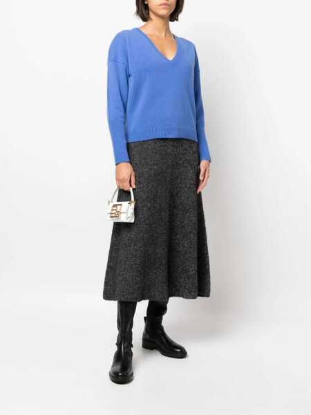 Pulovere FEDERICA TOSI Federica Tosi Wool And Cashmere Sweater BLUE Femei (BM 12092382) 2