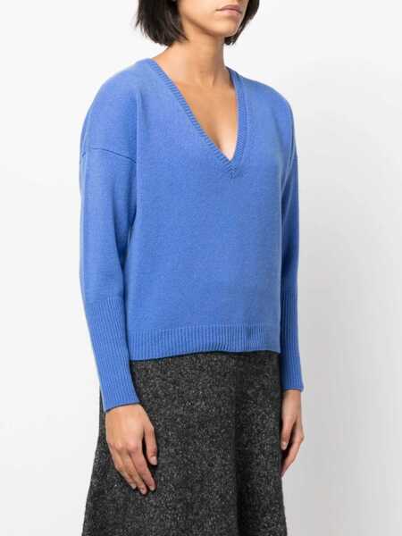 Pulovere FEDERICA TOSI Federica Tosi Wool And Cashmere Sweater BLUE Femei (BM 12092382) 3