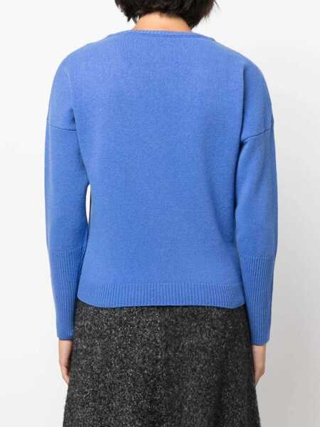 Pulovere FEDERICA TOSI Federica Tosi Wool And Cashmere Sweater BLUE Femei (BM 12092382) 4
