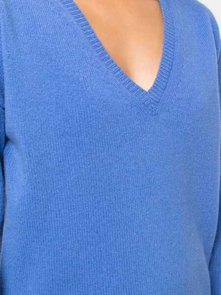 Pulovere FEDERICA TOSI Federica Tosi Wool And Cashmere Sweater BLUE Femei (BM 12092382) 5