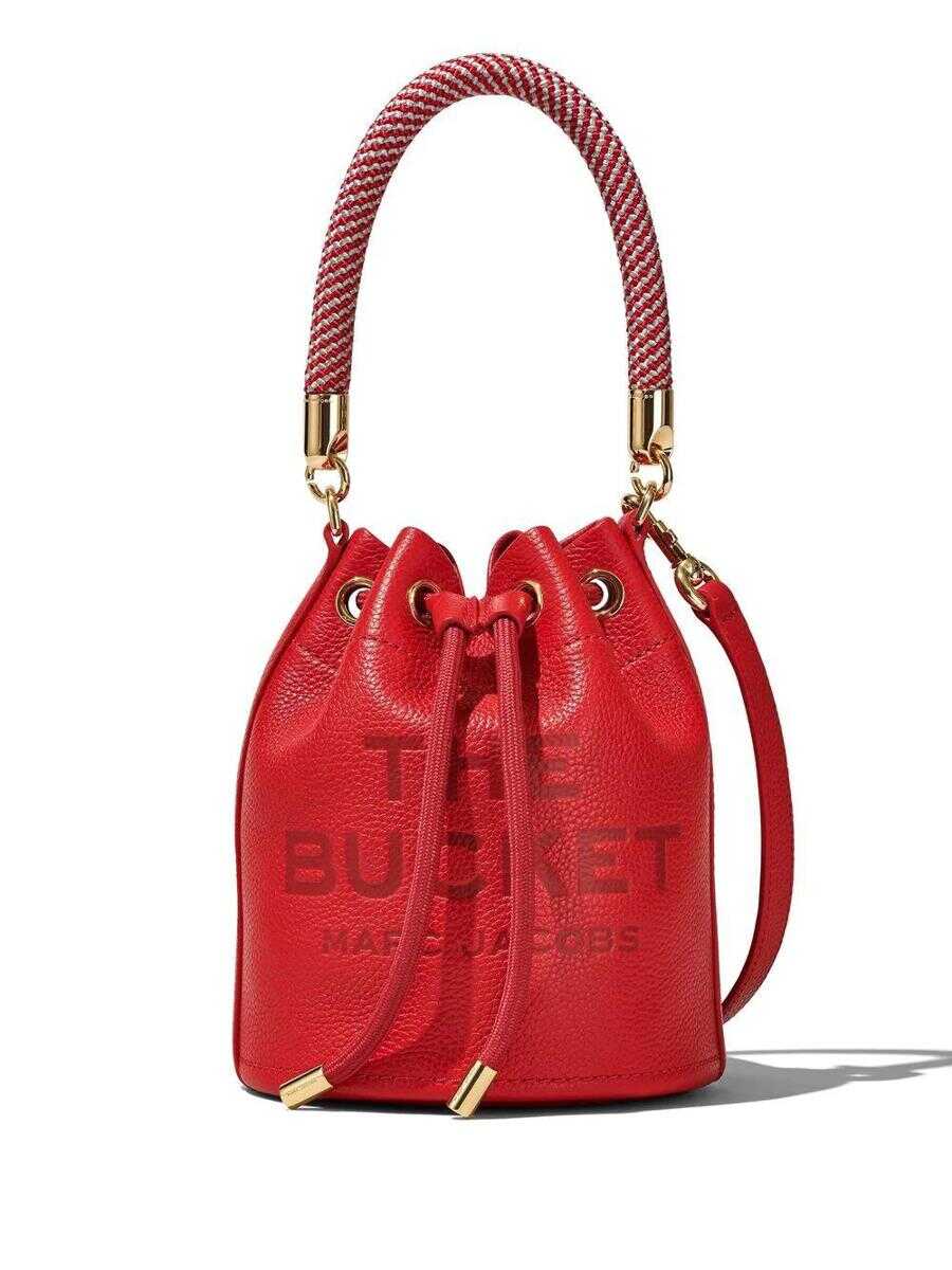 MARC JACOBS MARC JACOBS The Bucket bag leather RED