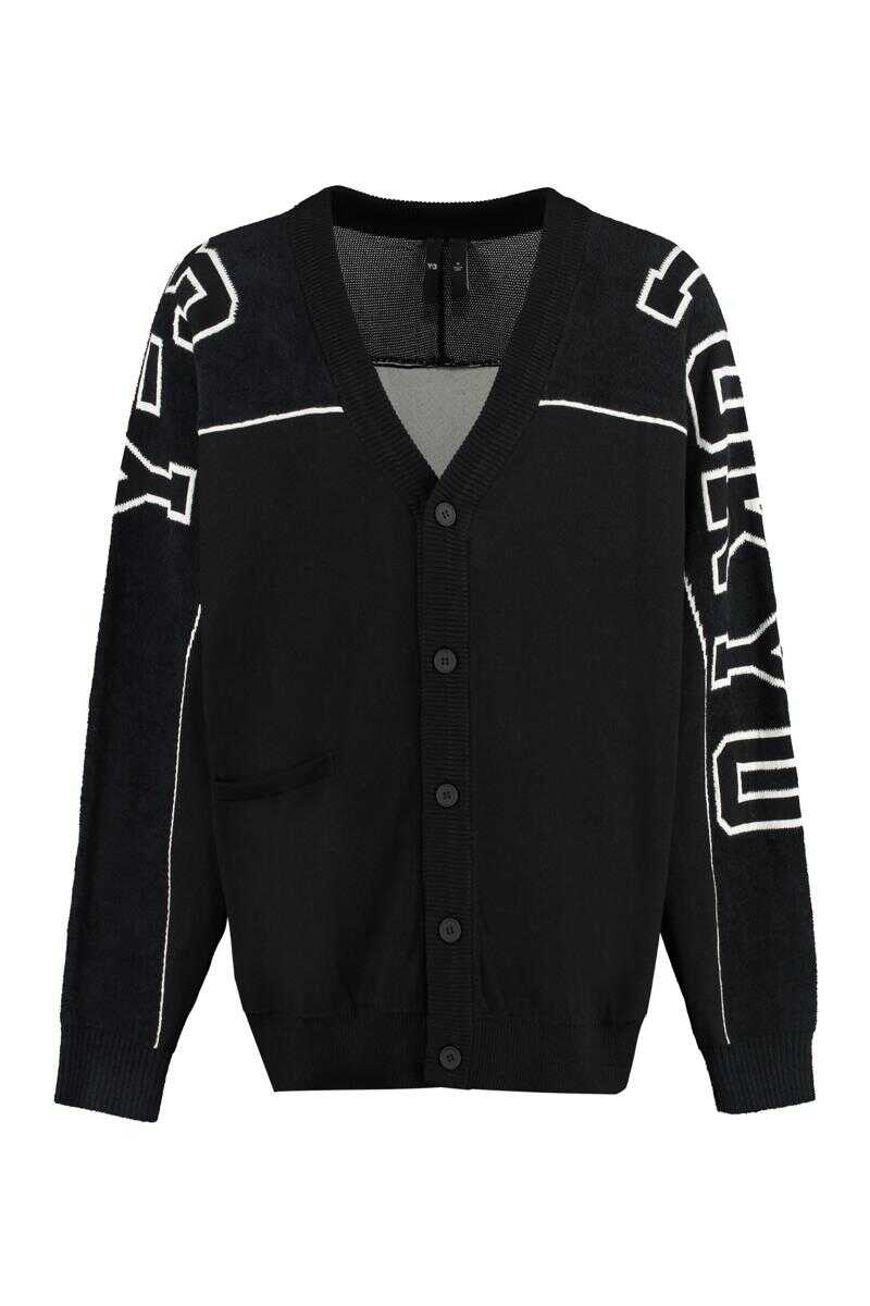 Y-3 ADIDAS Y-3 ADIDAS OVERSIZE CARDIGAN BLACK