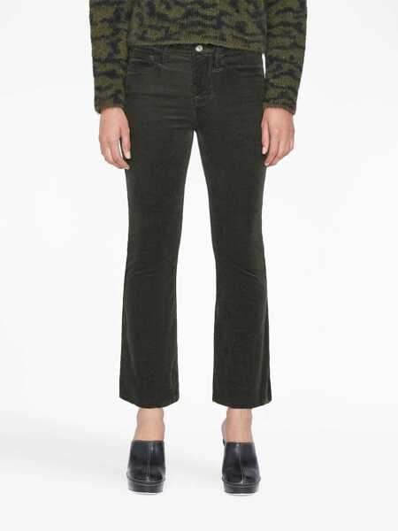 Pantaloni casual FRAME Frame Le Mini Boot Corduroy Trousers BROWN Femei (BM 12096867) 3