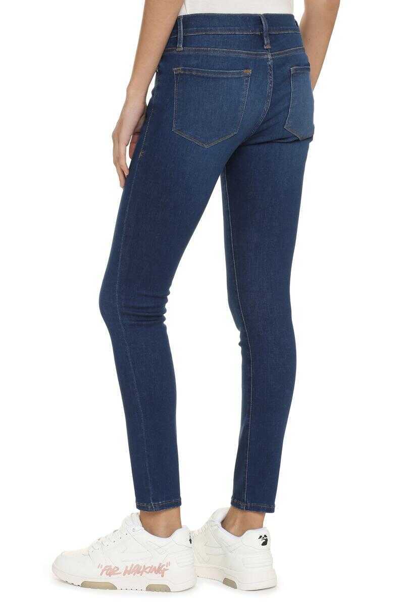 Blugi skinny FRAME Frame Le Skinny De Jeanne Jeans Navy Femei (BM 12097272) 4