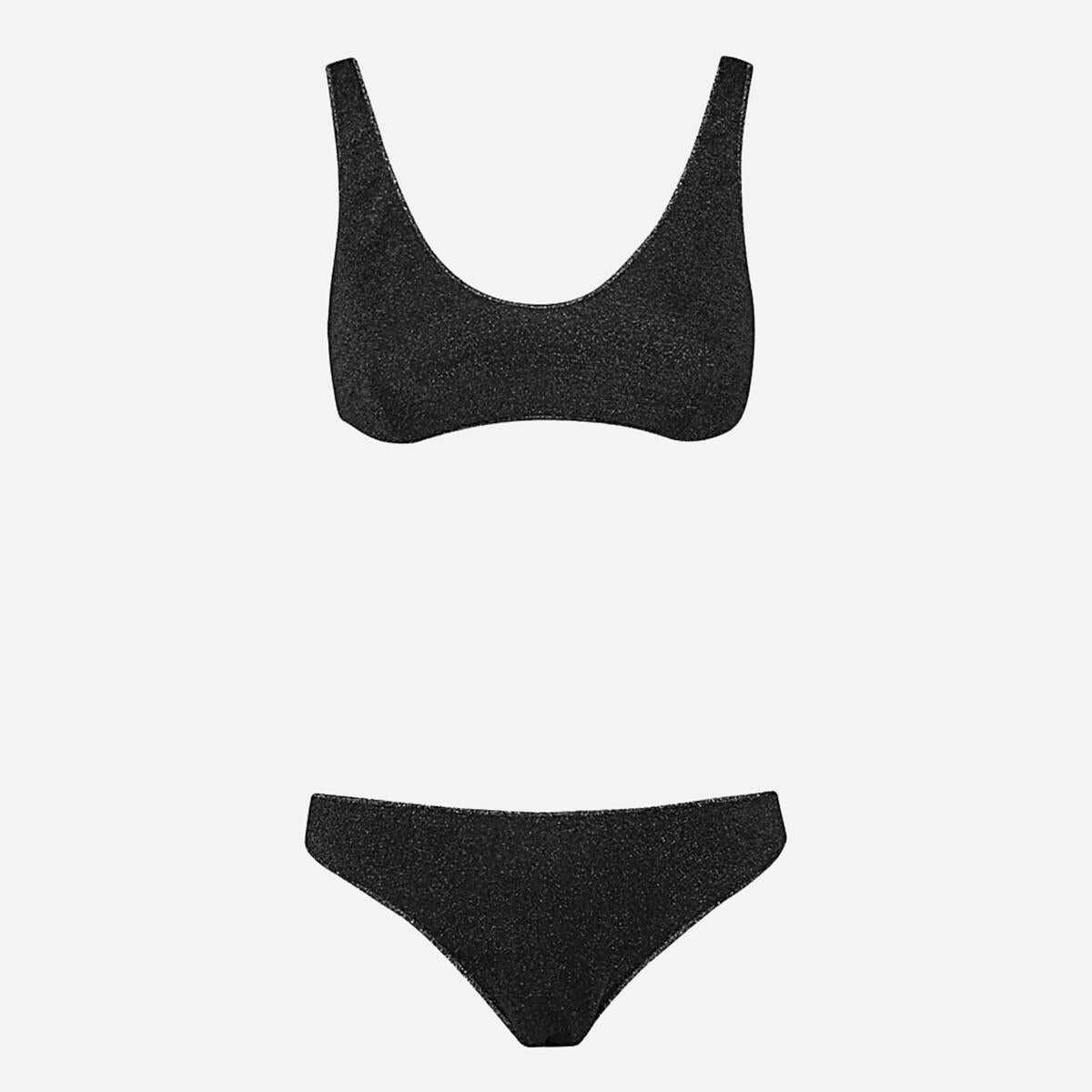 OSEREE OSÉREE BLACK LUMIÈRE SPORTY BIKINI BEACHWEAR