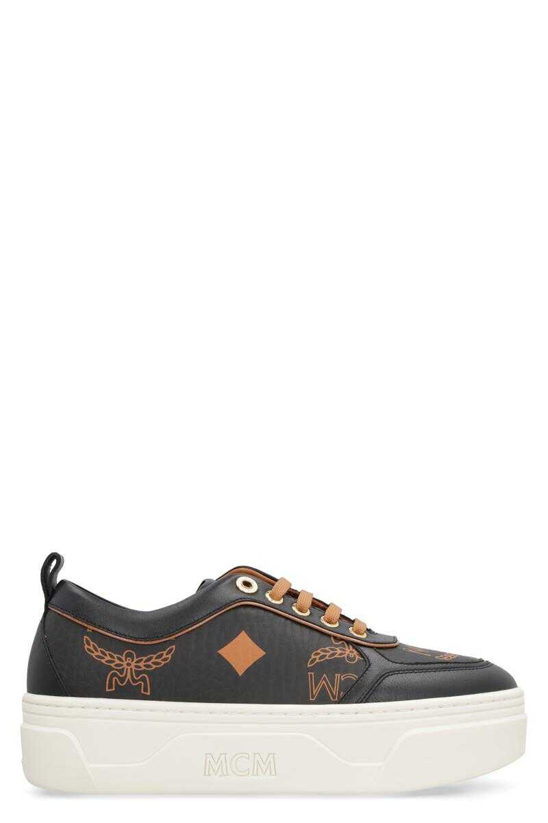 MCM MCM SKYWARD LOW-TOP SNEAKERS BLACK